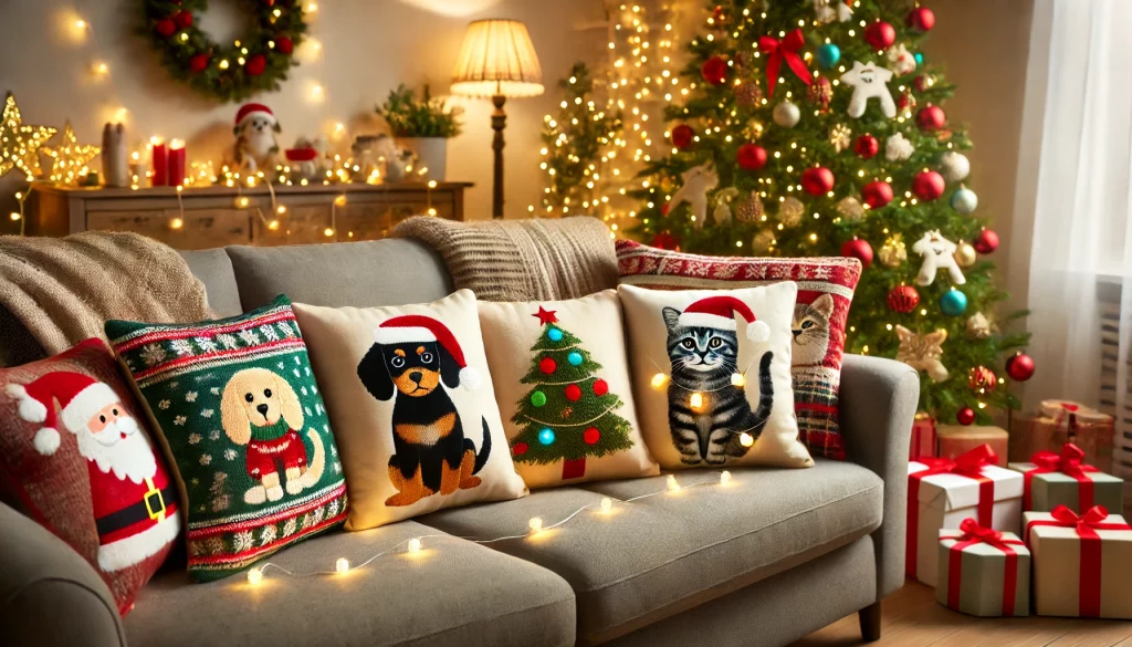 06 - Living Room With Seasonal Pets Celebrate Special Moments