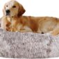 Calming Dog Bed with Cozy Round Design