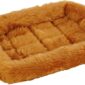 Cinnamon Pet Bed Plush Supportive Design For Pets