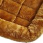 Cinnamon Pet Bed Plush Supportive Design For Pets material