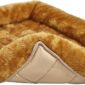 Cinnamon Pet Bed Plush Supportive Design For Pets under