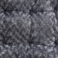 Comfortable Plush Gray Pet Bed Cushion detail