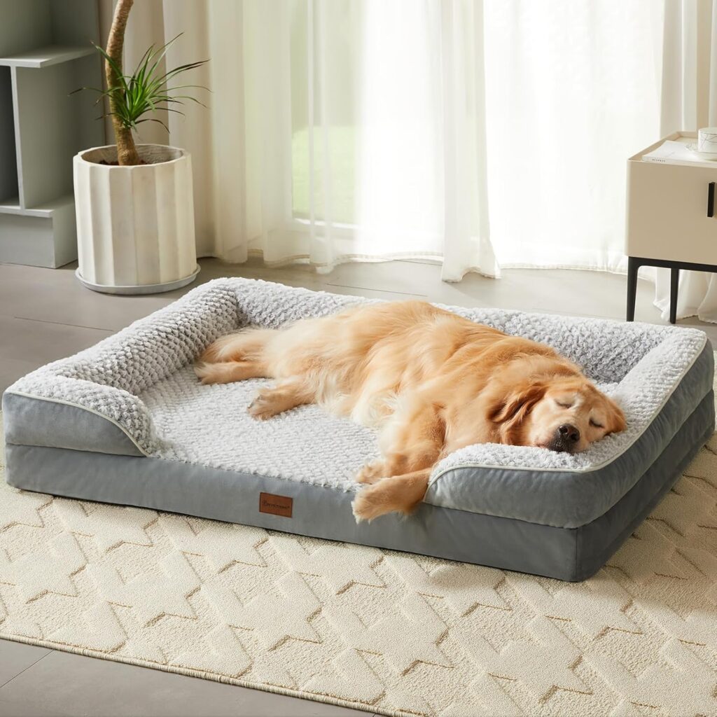 Cozy Orthopedic Dog Bed Egg Crate Foam for Ultimate Comfort 5