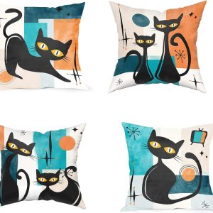 Modern Throw Pillow Covers Retro Decor