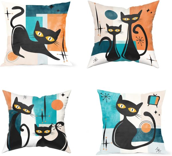 Modern Throw Pillow Covers Retro Decor