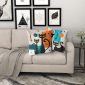 Modern Throw Pillow Covers Retro Decor for couch