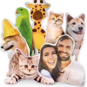 Personalized Pet Shaped Pillow Custom Gifts for Pet Lovers