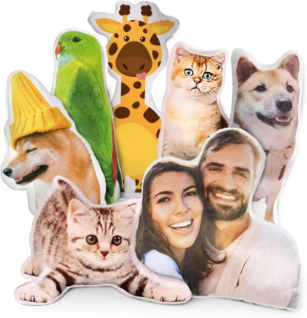 Personalized Pet Shaped Pillow Custom Gifts for Pet Lovers