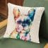 Watercolor Puppy Pillow Cover for Home Decor chair