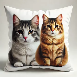 personalized custom pillow cat 03